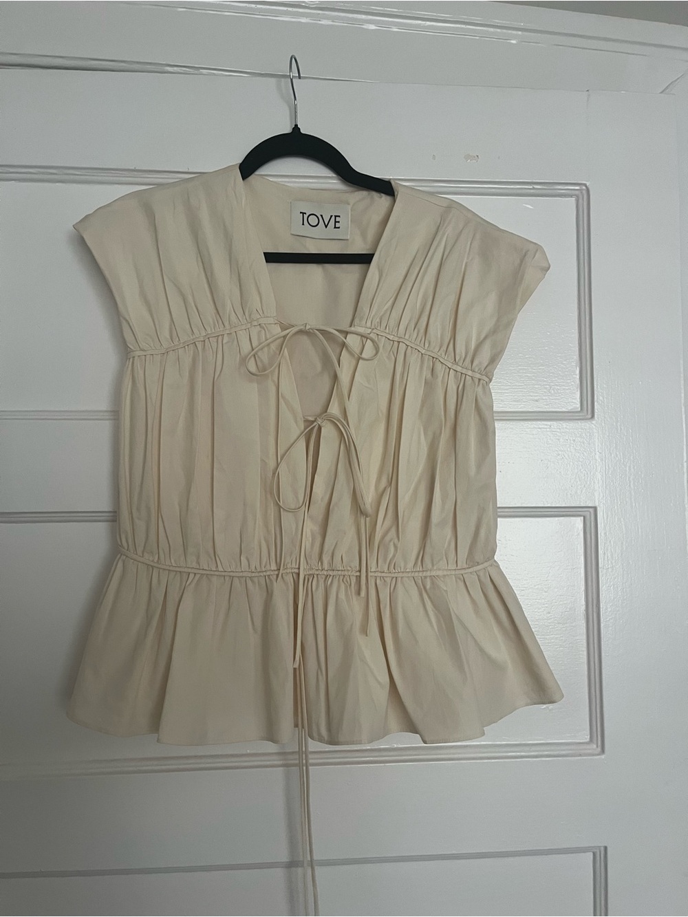TOVE Cream Thea Top